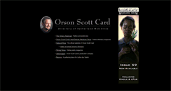 Desktop Screenshot of orsonscottcard.com