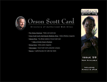 Tablet Screenshot of orsonscottcard.com